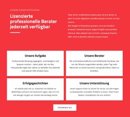 Professionelle Berater - Responsive Website-Vorlagen