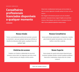 Site HTML Para Conselheiros Profissionais