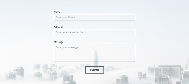 E-mail ons voor details HTML-sjabloon