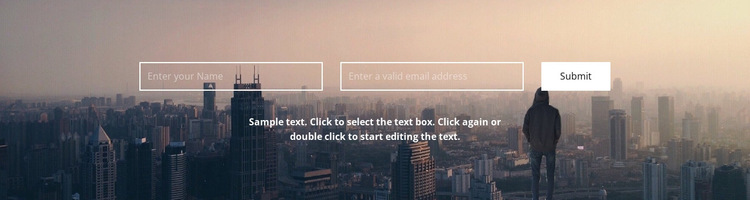 We are waiting for your letters HTML5 Template