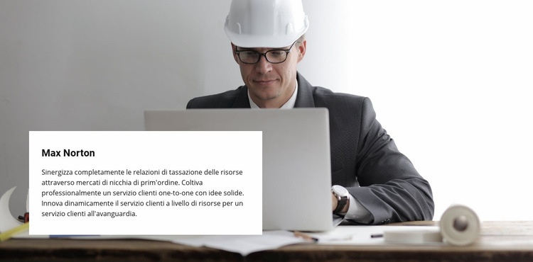 Team aziendale di costruzione Modelli di Website Builder