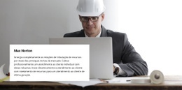 Construtor De Sites Premium Para Construindo Equipe De Empresa