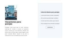 Viajes De Fin De Semana Plantilla CSS Gratuita