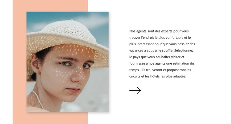 Accessoires pour la mer Modèle d'une page