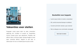 Weekend Reizen - Eenvoudig Websitesjabloon