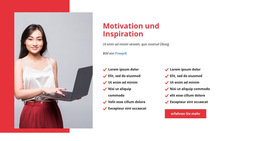 Motivieren Und Inspirieren Sie Ihr Team – Website-Vorlage Herunterladen