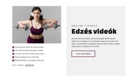 Edzés Videók - Ingyenes Webhelytervezés