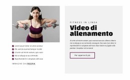Video Di Allenamento - Progettazione Gratuita Di Siti Web