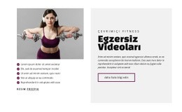 Egzersiz Videoları - Joomla Şablonu Ücretsiz Indir