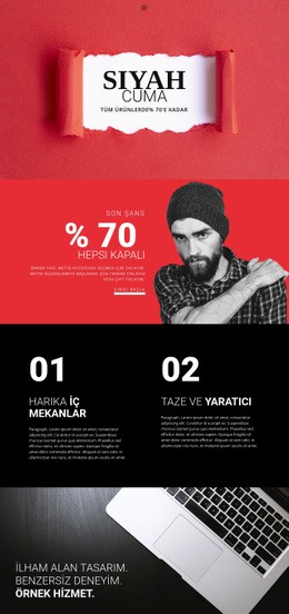 Başarılı Çevrimiçi Mağaza Satışları #Website-Mockup-Tr-Seo-One-Item-Suffix