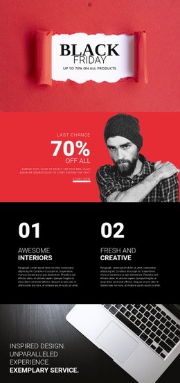 Successful Online Store Sales - Simple HTML Template