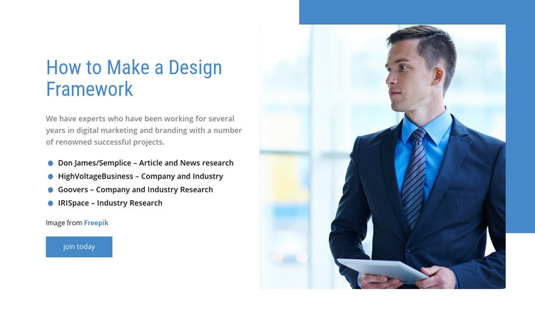 Our management consulting services Homepage Design