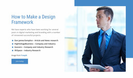 Our Management Consulting Services - Website Mockup Template