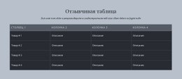 Самая Креативная Тема WordPress Для Отзывчивая Таблица