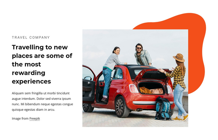 Travelling to new places Joomla Template