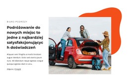 Podróżowanie Do Nowych Miejsc - Darmowy Szablon Strony Internetowej