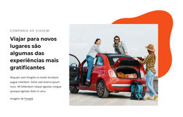 Viajar Para Novos Lugares - Melhor Tema WordPress Gratuito