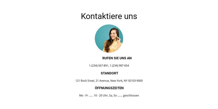 Kontaktieren Sie uns bald HTML5-Vorlage