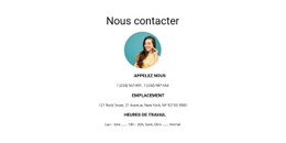 Contactez Nous Bientôt Modèle CSS Simple