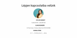 Lépjen Kapcsolatba Velünk Hamarosan - Webhelysablonok