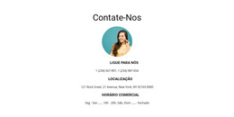 Nos Contate Logo - Modelo HTML Básico