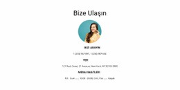 Yakında Bize Ulaşın - Ücretsiz Tek Sayfalık Web Sitesi