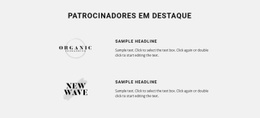 Patrocinadores Em Destaque