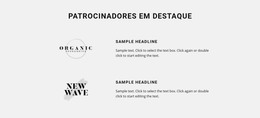 Patrocinadores Em Destaque