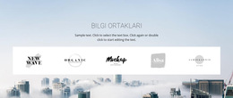 Ortaklarımızla Tanışın - Profesyonel Web Sitesi Şablonu