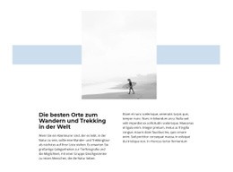 Küstenreisen - Website-Vorlagen