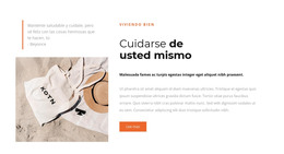 Accesorios De Playa: Plantilla De Página Web HTML