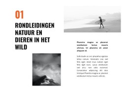 Reizen In Het Wild - HTML Builder Drag And Drop