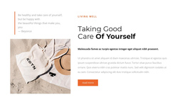 Beach Accessories - Functionality One Page Template