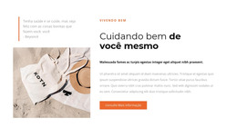 Acessórios De Praia - Modelo De Página Da Web HTML