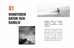 Djurresor - Responsiv Webbplatsmall