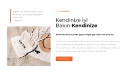 Plaj Aksesuarları Için Şablon Demosu