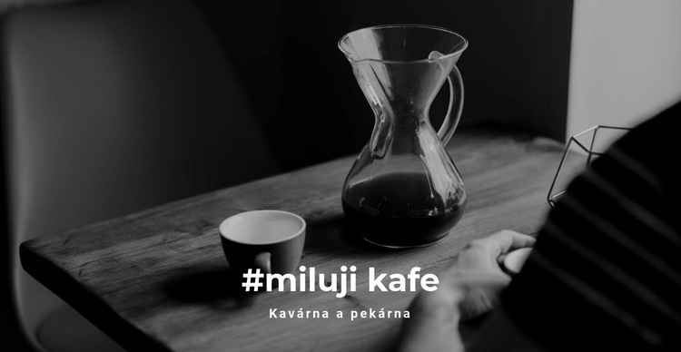 Kávové tradice Šablona HTML