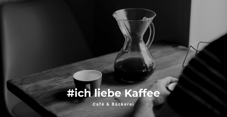 Kaffeetraditionen Website Builder-Vorlagen