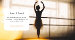 Ballet Sportif - Meilleure Maquette De Site Web