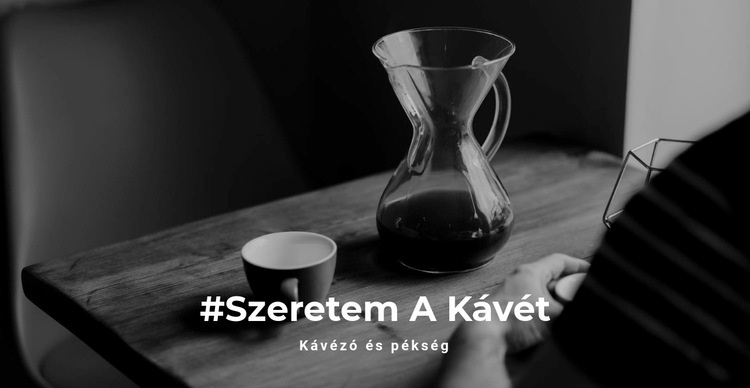 A kávé hagyományai Weboldal tervezés