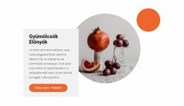 Gyümölcs Desszertek – Többcélú WooCommerce Téma