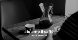 Tradizioni Del Caffè - Modello Di Una Pagina