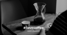 Koffietradities - HTML-Paginasjabloon