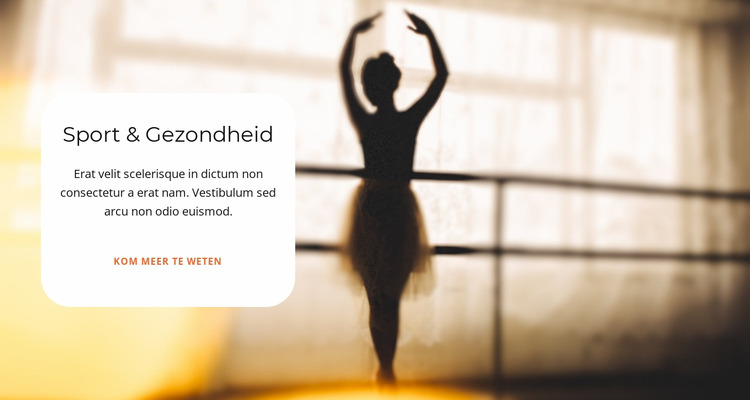 Sportballet Joomla-sjabloon