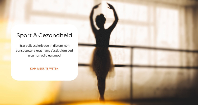 Sportballet WordPress-thema