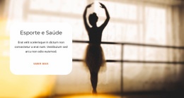 Balé Esportivo - Modelo De Site Pessoal