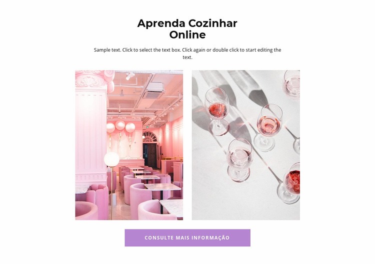 Galeria do café Landing Page