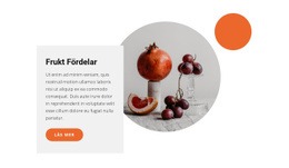 HTML-Webbplats För Frukt Desserter