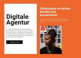 Bestes Zielseitendesign Für Neue SMM-Agentur
