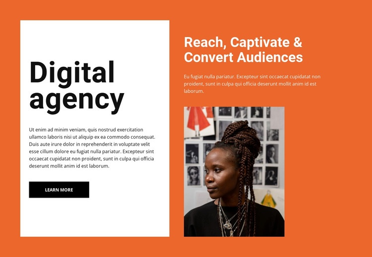 New SMM agency Homepage Design